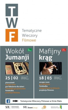 Tematyczne wieczory filmowe - plakat