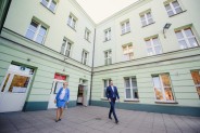 Nagrodzeni przez prezydenta miasta uczniowie siemianowickich szkół.