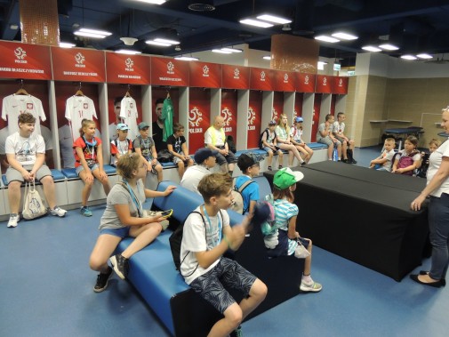 Siemianowickie dzieci na wycieczce na Stadionie Śląskim w ramach Akcji Lato 2020