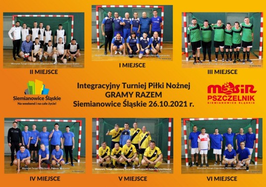 Uczestnicy Integracyjnego Turnieju Piłkarskiego Gramy razem