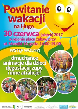 Powitanie wakacji na Hugo - plakat