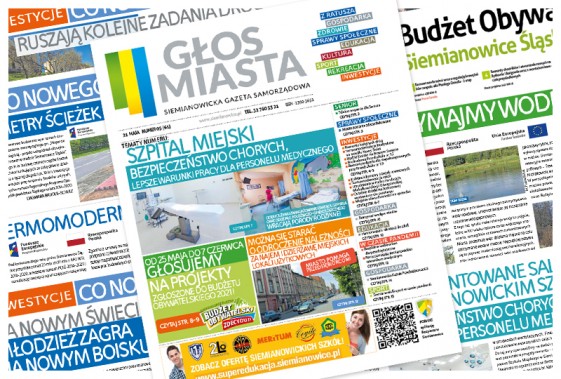 Głos Miasta siemianowicka gazeta samorządowa. Wydanie majowe.