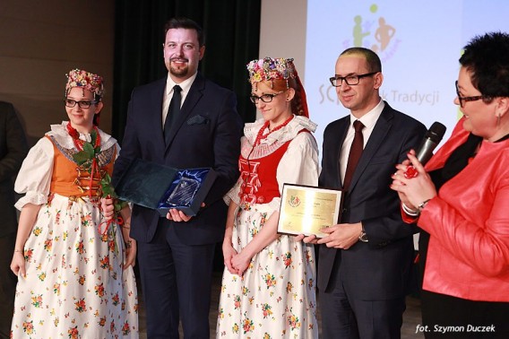 Prezydent Miasta Rafał Piech oraz Kazimierza Karolczaka, członek Zarządu Województwa Śląskiego