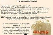 Afisz z programem imprezy