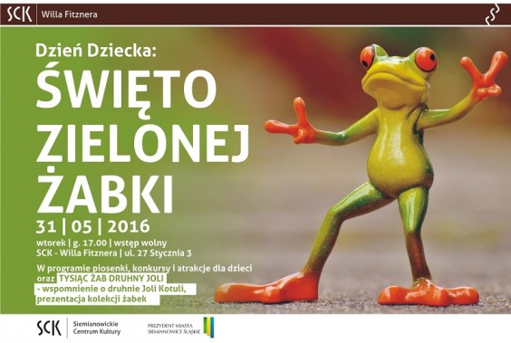 Święto Zielonej Żabki - plakat