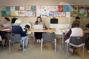 Punkt przyjmowania wniosków o dodatkowe wsparcie dla uchodźców z Ukrainy.
