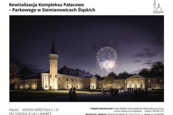 Wizualizacja pałacu po renowacji