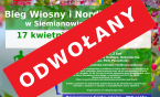 Bieg Wiosny i Nordic Walking zostaje odwołany