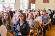 Nagrodzeni przez prezydenta miasta uczniowie siemianowickich szkół.