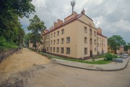 Fragment ulicy Jaworowej, po częściowej rozbiórce starej nawierzchni.
