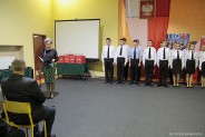 Uroczyste ślubowanie kadetów z I LO im. Jana Śniadeckiego w Siemianowicach Śląskich.
