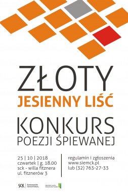 Złoty Jesienny Liść - plakat
