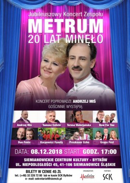 20-lecie Metrum - plakat