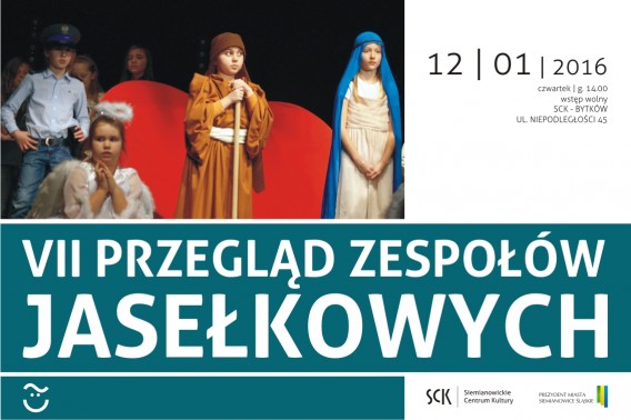 Przegląd jasełkowy - plakat