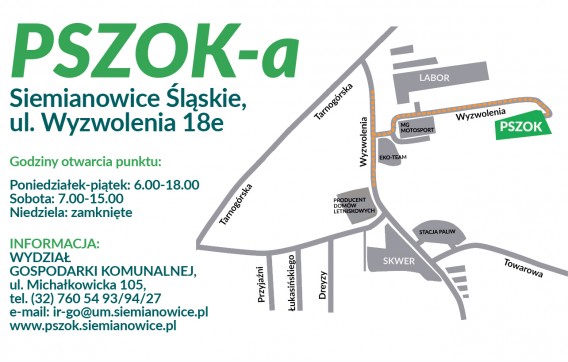 Informacja dotycząca PSZOK-a.