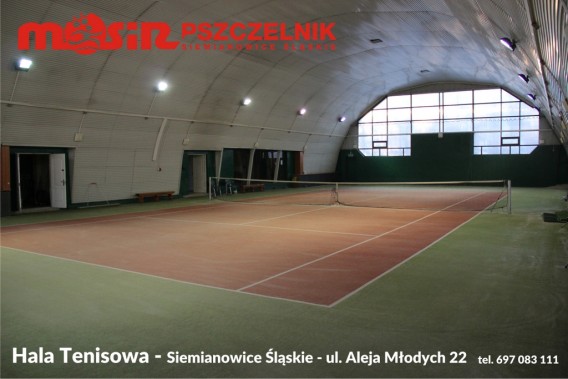 Kort Hali Tenisowej w Siemianowicach Śląskich