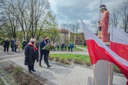 Delegacja władz miasta, z prezydentem Rafałem Piechem, przewodniczącym Rady Miasta Adamem Cebulą…