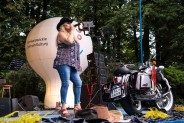 Piknik Country 2020 Na zdjęciu ALicja Boncol oraz stanowiący element dekoracji motocykl. Za…