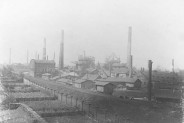 Huta "Laura" (od 1948 "Jedność"), widok od strony południowo-wschodniej, ok. 1910 r.