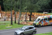 Ostatnie prace na nowo powstającym placu zabaw na Pszczelniku (2)