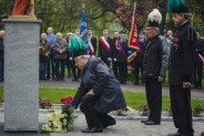 Odsłonięcie posągu św. Floriana na plantach przy kościele św. Antoniego.