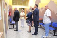 Wiceminister zdrowia Krzysztof Łanda w Szpitalu Miejskim
