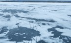 Uwaga na cienką pokrywę lodową!