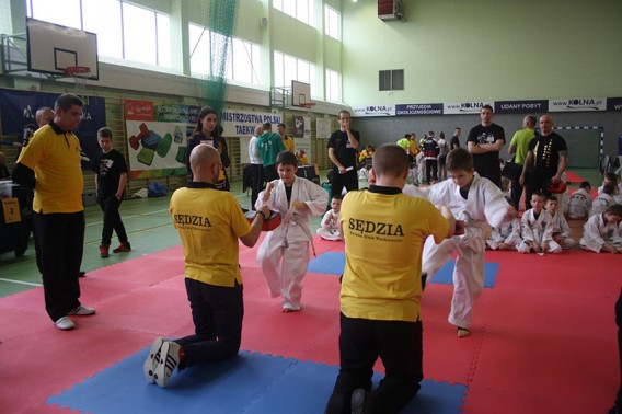 Klub sportowy Striker Siemianowice na Mistrzostwach Polski w Taekwodno w Krakowie