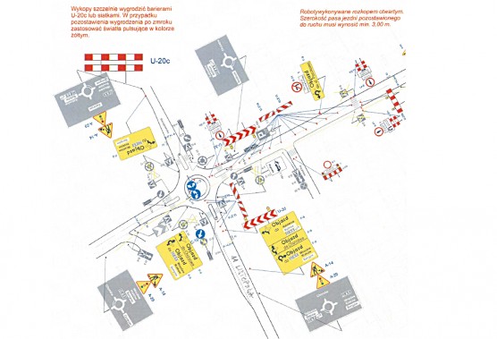 Mapka sytuacyjna dot. utrudnień w Michałkowicach.