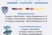Wyniki konkursu plastyczno-językowego - afisz