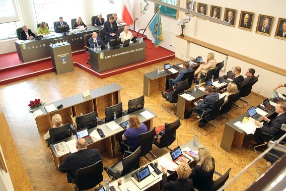 Sala sesyjna podczas obrad