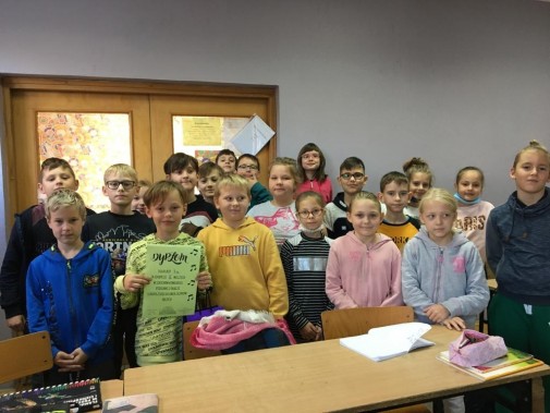 Grupa uczniów